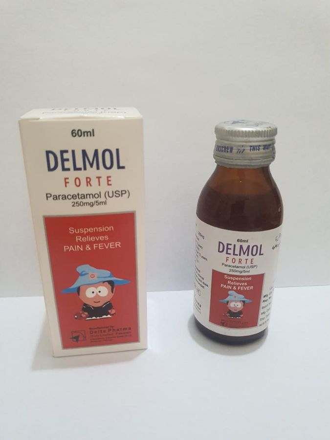 Delmol Forte Suspension 250 mg/5 ml pack