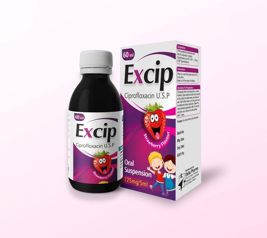 Excip Dry Suspension 125 mg/5 ml pack