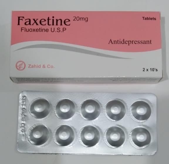 Faxetine 20 mg pack